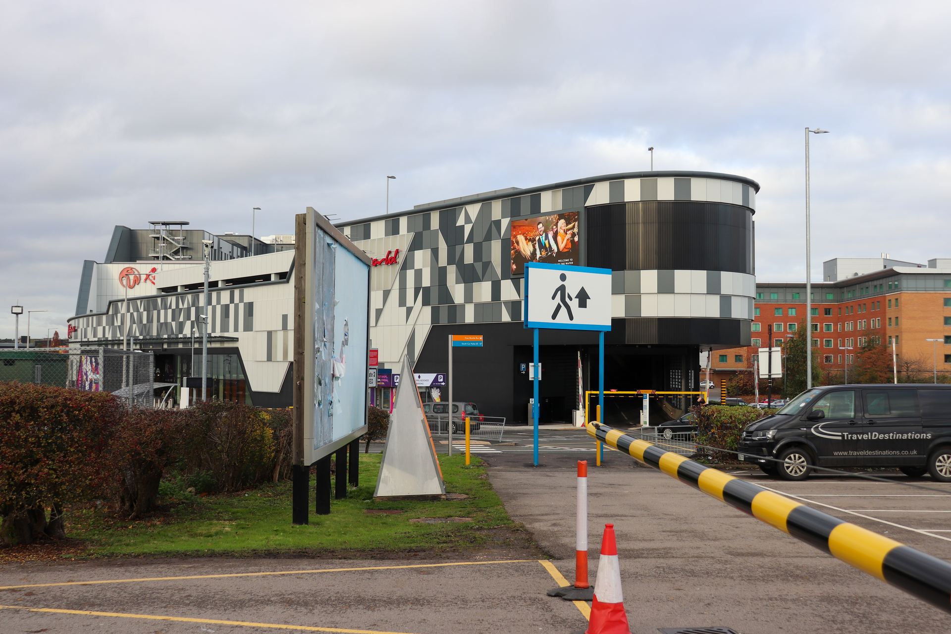 Exterior of the NEC Resorts World Birmingham building, which houses Genting Casino